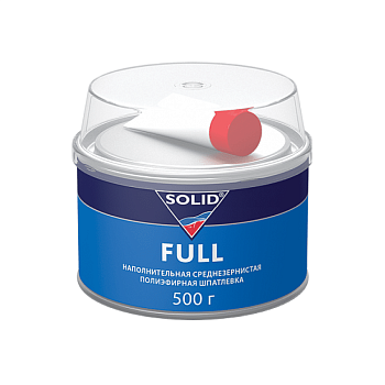 Шпатлевка наполнительная SOLID FULL (500 гр) среднезернистая